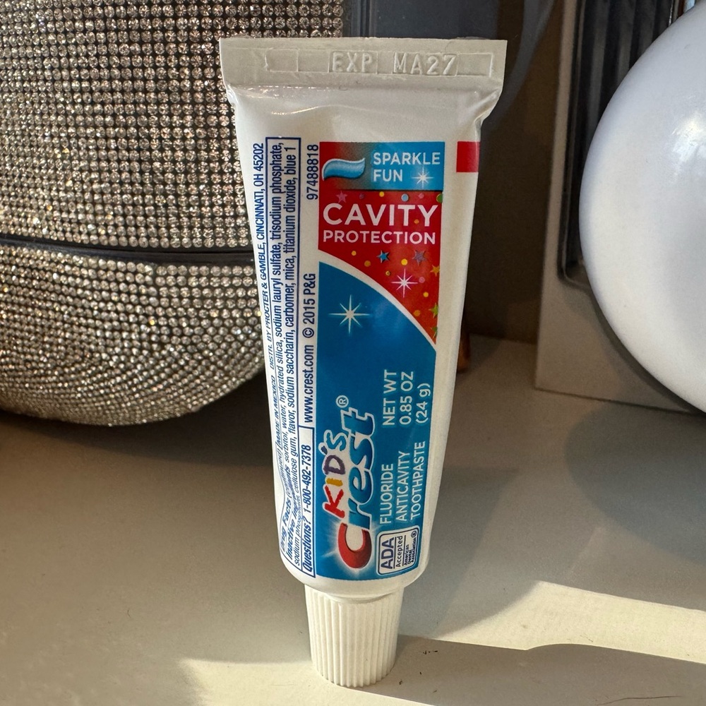 3/$15 Kid’s Crest Sparkle Fun Travel Toothpaste